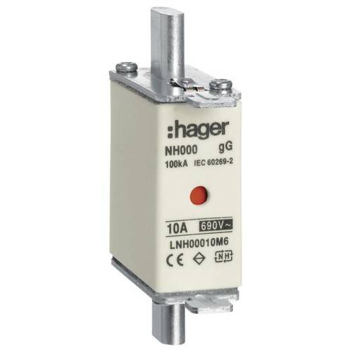 Hager LNH00010M6 NH-Sicherung 10 A 3 St.