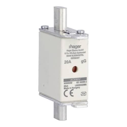 Hager LNH00020M6 NH-Sicherung 20 A 3 St.