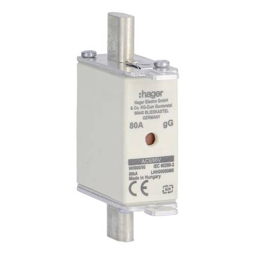 Hager LNH00080M6 NH-Sicherung 80 A 3 St.