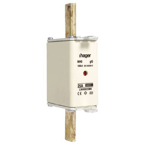 Hager LNH0025M6 NH-Sicherung 25 A 3 St.