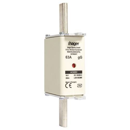 Hager LNH1063M6 NH-Sicherung 63 A 3 St.