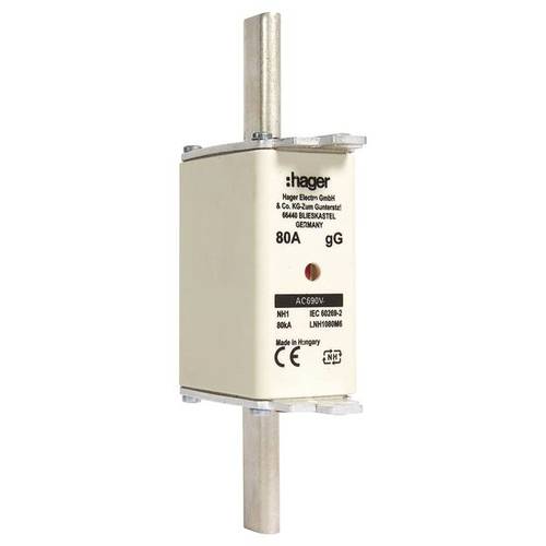 Hager LNH1080M6 NH-Sicherung 80 A 3 St.