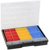 Allit EuroPlus Flex 37-17, schwarz Sortimentskoffer (L x B x H) 370 x 295 x 55 mm Anzahl Fächer: 17 transparenter Deckel Box Inhalt 1 St.