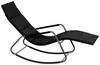 Siena Garden N46115 Aliano Black Schaukelliege mit Kissen