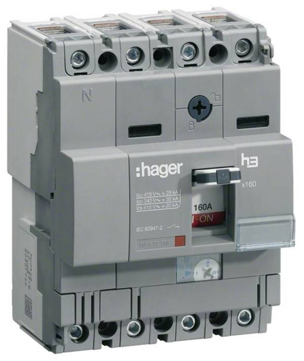 Hager HHA101H Leistungsschalter 1 St. Einstellbereich (Strom): 100 A (max)