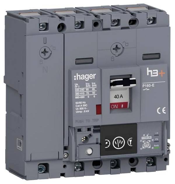Hager HES041NC Leistungsschalter 1 St.  Einstellbereich (Strom): 40 A (max)   Piece