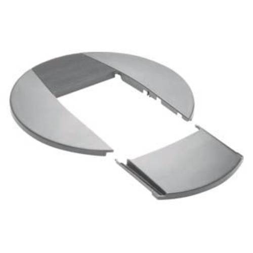 DAC807035 Elektro-Sockelleisten-Zubehör Tehalit Rosette Grau 1 St.