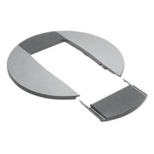 DAC2807035 Elektro-Sockelleisten-Zubehör Tehalit Rosette Grau 1 St.