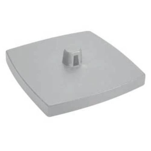 DAFF20007035 Elektro-Sockelleisten-Zubehör Tehalit Bodenplatte Grau 1 St.