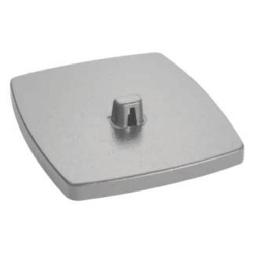 DAFF220007035 Elektro-Sockelleisten-Zubehör Tehalit Bodenplatte Grau 1 St.