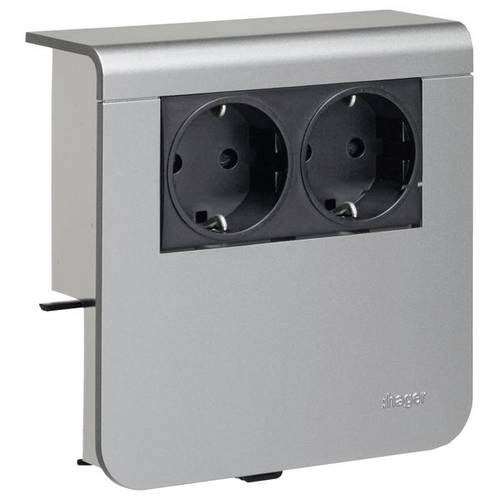 SL20080900D1 Elektro-Sockelleisten-Zubehör Tehalit Steckdosencontainer Aluminium 1 St.