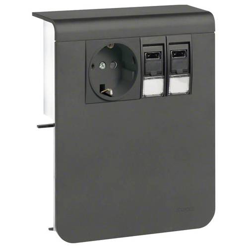 SL201159209011 Elektro-Sockelleisten-Zubehör SL201159209011 Steckdosencontainer Graphit 1 St.