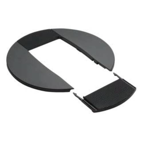 DAC2809011 Elektro-Sockelleisten-Zubehör Tehalit Rosette Graphitschwarz 1 St.