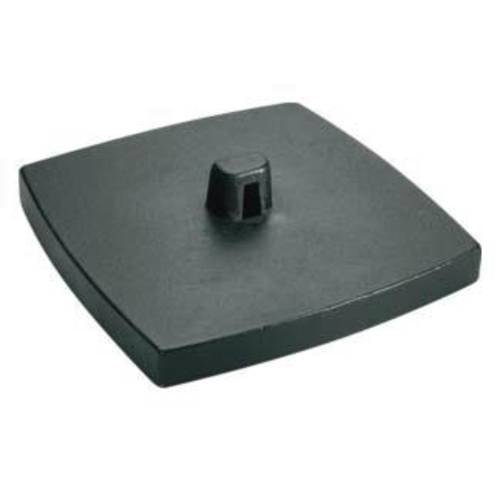 DAFF20009011 Elektro-Sockelleisten-Zubehör Tehalit Bodenplatte Schwarz 1 St.