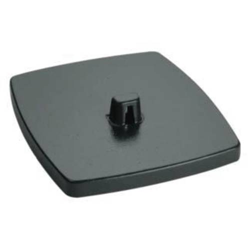 DAFF220009011 Elektro-Sockelleisten-Zubehör Tehalit Bodenplatte Schwarz 1 St.