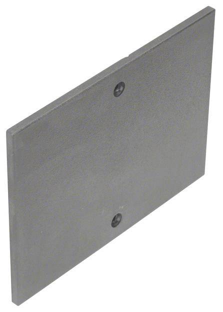 GBZWB7011 Elektro-Sockelleisten-Zubehör Tehalit Blende Eisen-Grau 1 St.