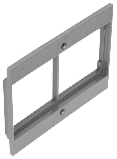 GBZWR27011 Elektro-Sockelleisten-Zubehör Tehalit Blende Eisen-Grau 1 St.