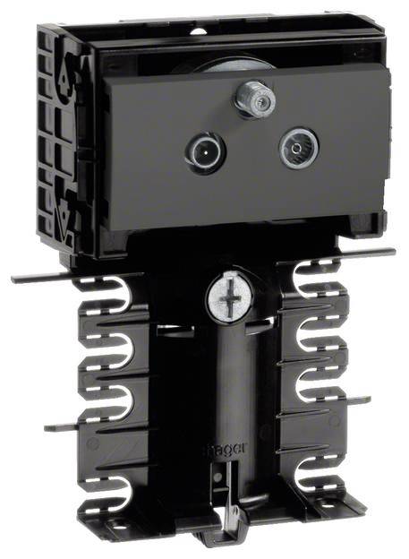 SL201159499011 Elektro-Sockelleisten-Zubehör Tehalit Geräteeinsatz Antenne/SAT Schwarz 1 St.