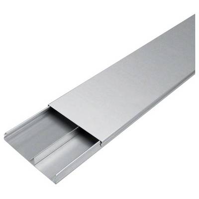 Aluminium-Profil in L-Form, silberfarben, auf weißem Hintergrund.