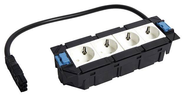 GTV4RW0ROWA325 Elektro-Sockelleisten-Zubehör Tehalit Steckdosencontainer 1 St.