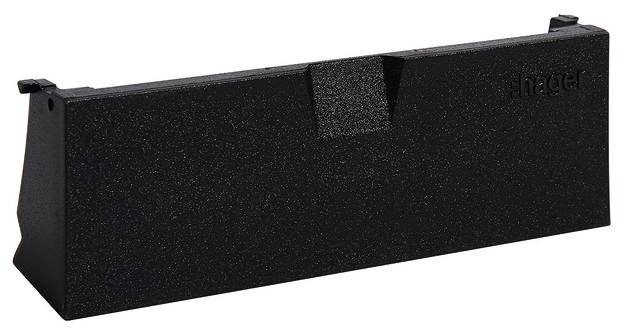 VLAQ129005 Elektro-Sockelleisten-Zubehör Tehalit Versorgungseinheit Tief-Schwarz 1 St.