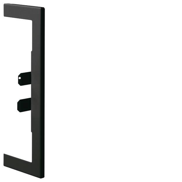 BR65210DW9011 Elektro-Sockelleisten-Zubehör Tehalit Wandanschlussblende Graphitschwarz 1 St.