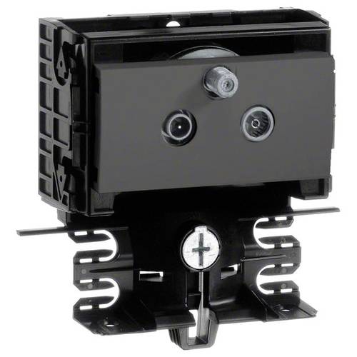 SL200559509011 Elektro-Sockelleisten-Zubehör Tehalit Geräteeinsatz Antenne/SAT Schwarz 1 St.