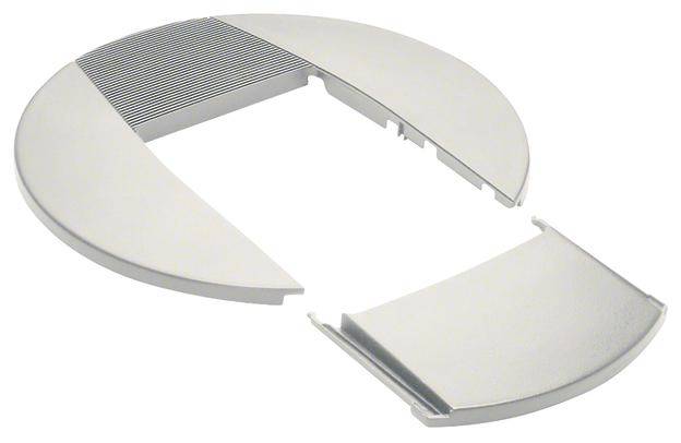 DAC809016 Elektro-Sockelleisten-Zubehör Tehalit Rosette Weiß 1 St.