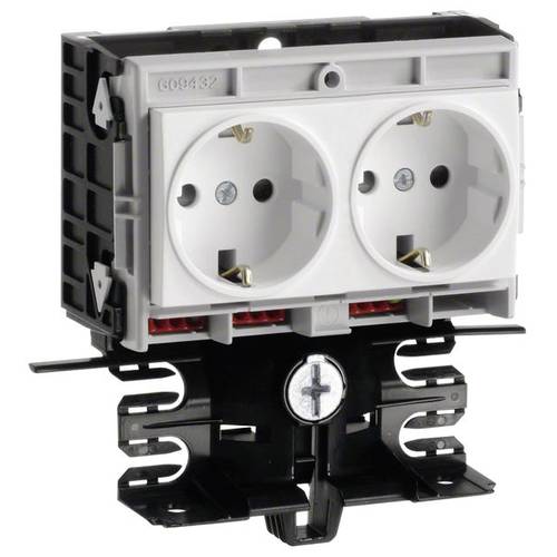 SL200559409016 Elektro-Sockelleisten-Zubehör Tehalit Steckdosencontainer Weiß 1 St.