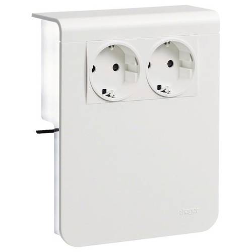 SL201159009016 Elektro-Sockelleisten-Zubehör Tehalit Steckdosencontainer Weiß 1 St.