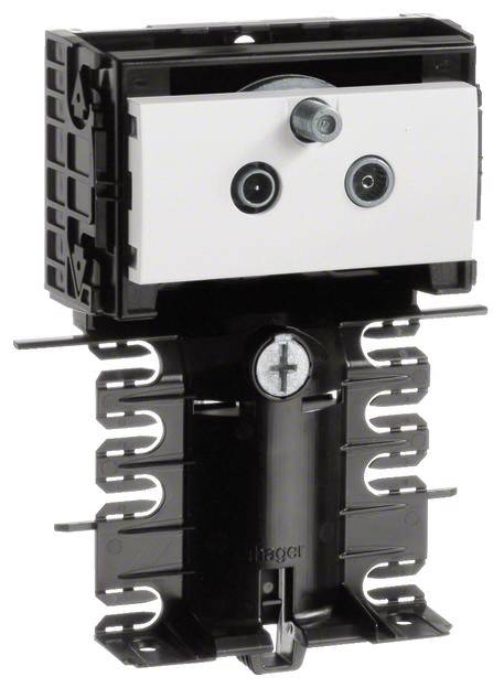 SL201159509016 Elektro-Sockelleisten-Zubehör Tehalit Geräteeinsatz Antenne/SAT Weiß 1 St.