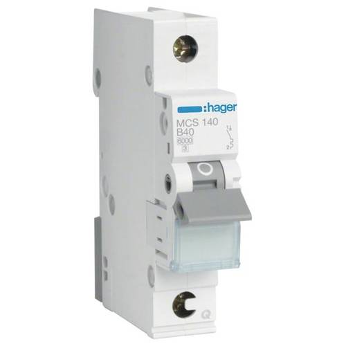 Hager MCS140 Leitungsschutzschalter 1polig 40 A 400 V