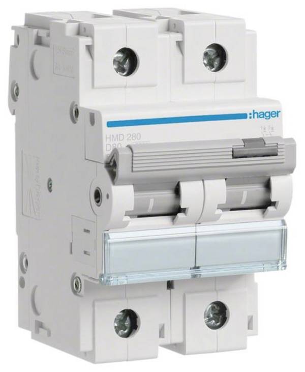 Hager HMD280 HMD280 Leitungsschutzschalter 2polig 80 A 415 V