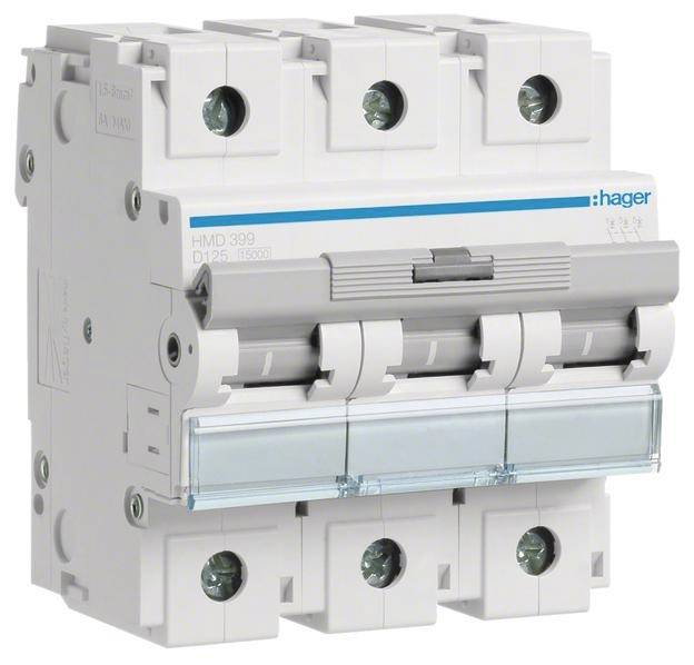 Hager HMD399 Leitungsschutzschalter 3polig 125 A 415 V