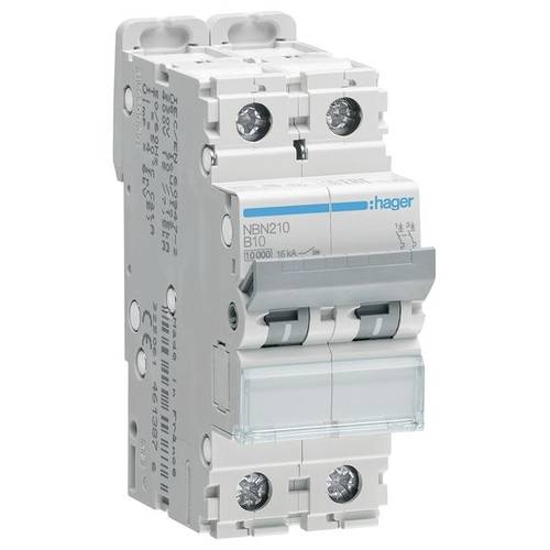 Hager NBN210 Leitungsschutzschalter 2polig 10 A 400 V