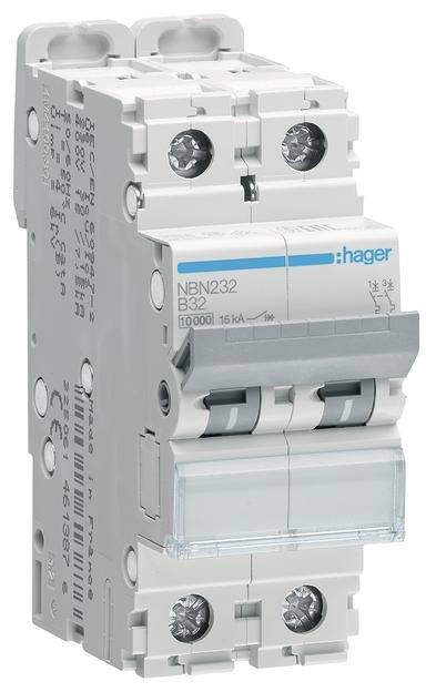 Hager NBN232 Leitungsschutzschalter 2polig 32 A 400 V