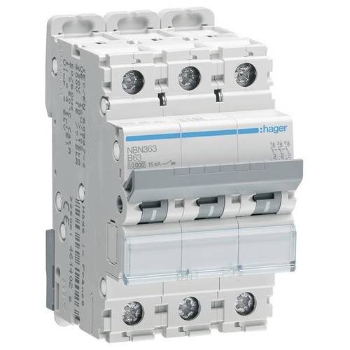 Hager NBN363 Leitungsschutzschalter 3polig 63 A 400 V