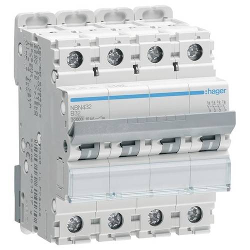 Hager NBN432 Leitungsschutzschalter 4polig 32 A 400 V