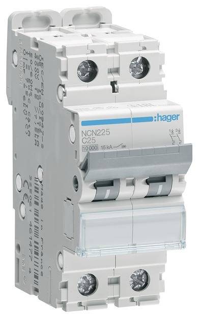 Hager NCN225 Leitungsschutzschalter 2polig 25 A 400 V