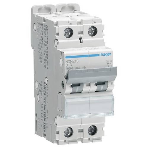 Hager NDN213 Leitungsschutzschalter 2polig 13 A 400 V