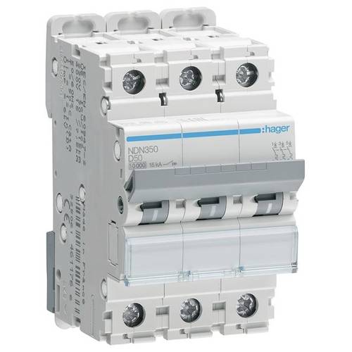 Hager NDN350 Leitungsschutzschalter 3polig 50 A 400 V