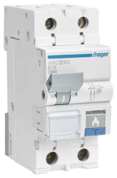 Hager ARC575D Brandschutzschalter 2polig 6 A 230 V