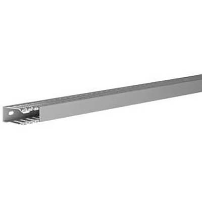 Ein grauer metallischer Träger mit strukturierten Kanten, der zur Verstärkung oder als Stützstruktur in Bauprojekten genutzt wird.