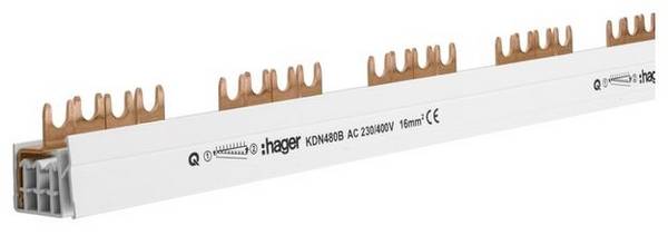 Hager KDN480B KDN480B Phasenschiene 4-polig 1000 mm 1 St. Piece