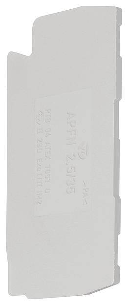 Hager KWE07G Endplatte Grau 1 St.