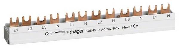 Hager KDN450D KDN450D Phasenschiene 210 mm 1 St. Piece