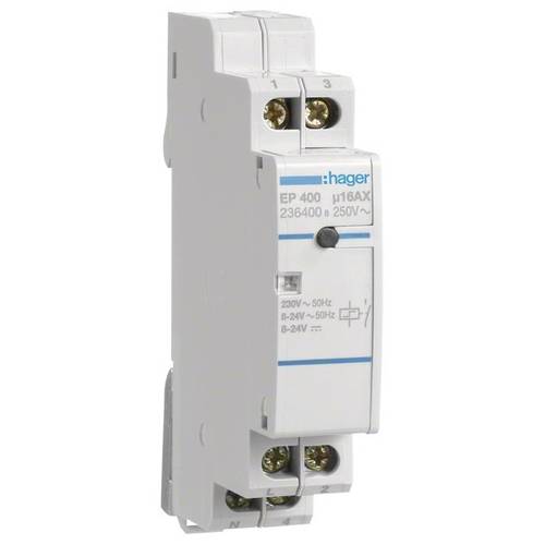 Stromstoß-Schalter Hutschiene Hager EP400 1 Schließer 230 V/AC, 24 V/AC, 24 V/DC 16 A 1 St.