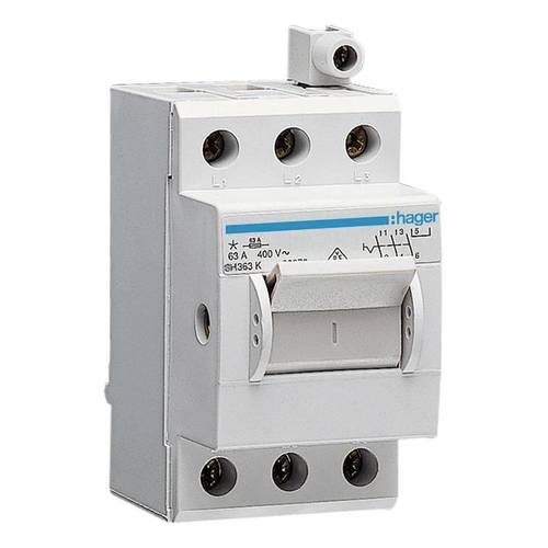 Kompaktschalter 3polig 63 A 400 V Hager SH363K