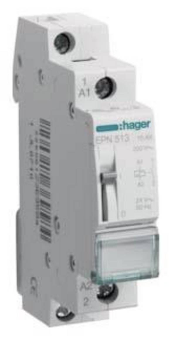 Stromstoß-Schalter Hutschiene Hager EPN513 1 Schließer 24 V/DC, 48 V/AC 16 A 1 St.