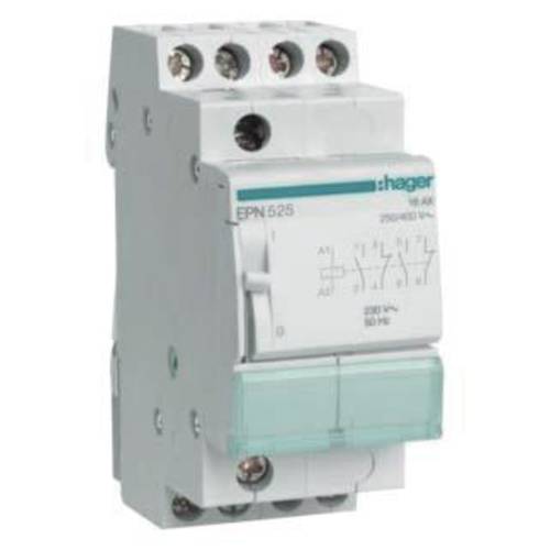 Stromstoß-Schalter Hutschiene Hager EPN525 2 Schließer, 2 Öffner 230 V/AC, 110 V/DC 16 A 1 St.